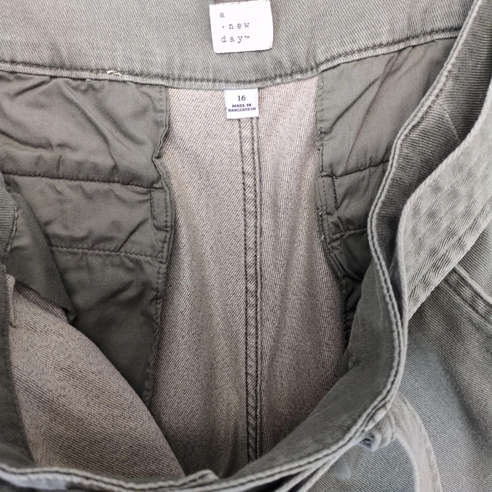 Other A New Day Green Belted Pants Women's 16 38x26" Baggy Size 38" / US 16 / IT 52 - 9 Thumbnail