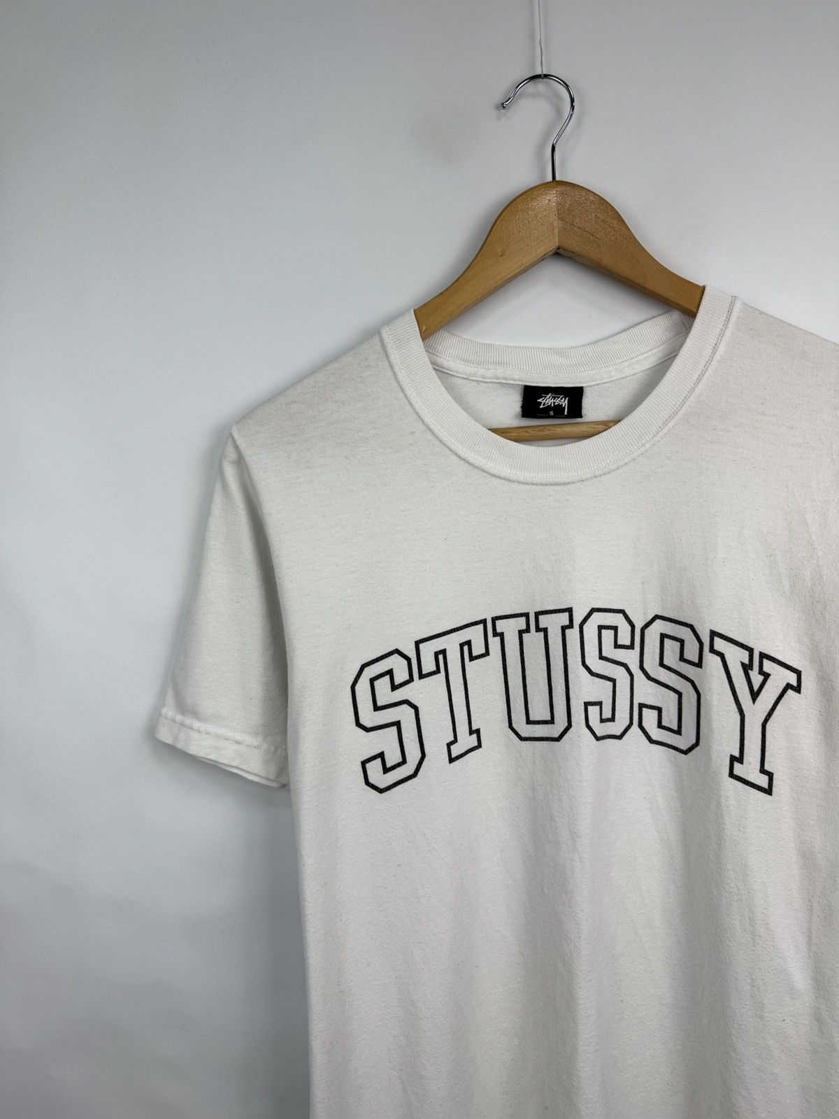 Stussy × Vintage 🇺🇸 Vintage Y2K Stussy Big Logo T-Shirt Rare Retro Hype Size US S / EU 44-46 / 1 - 2 Thumbnail