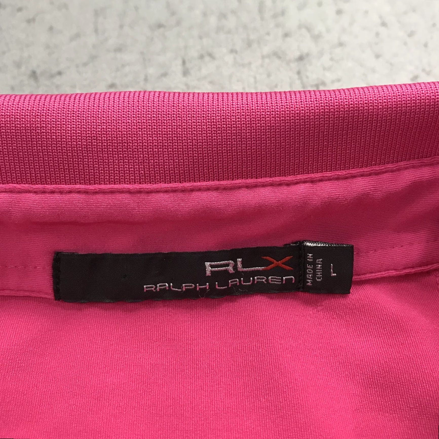 RLX Ralph Lauren RLX Ralph Lauren Polo Shirt Mens Large Pink Blue Monster Doral Trump Golf Logo Polo Shirt RLX Golf Logo Mens L Pink Blue Monster Doral Trump Golf Logo Size US L / EU 52-54 / 3 - 4 Thumbnail