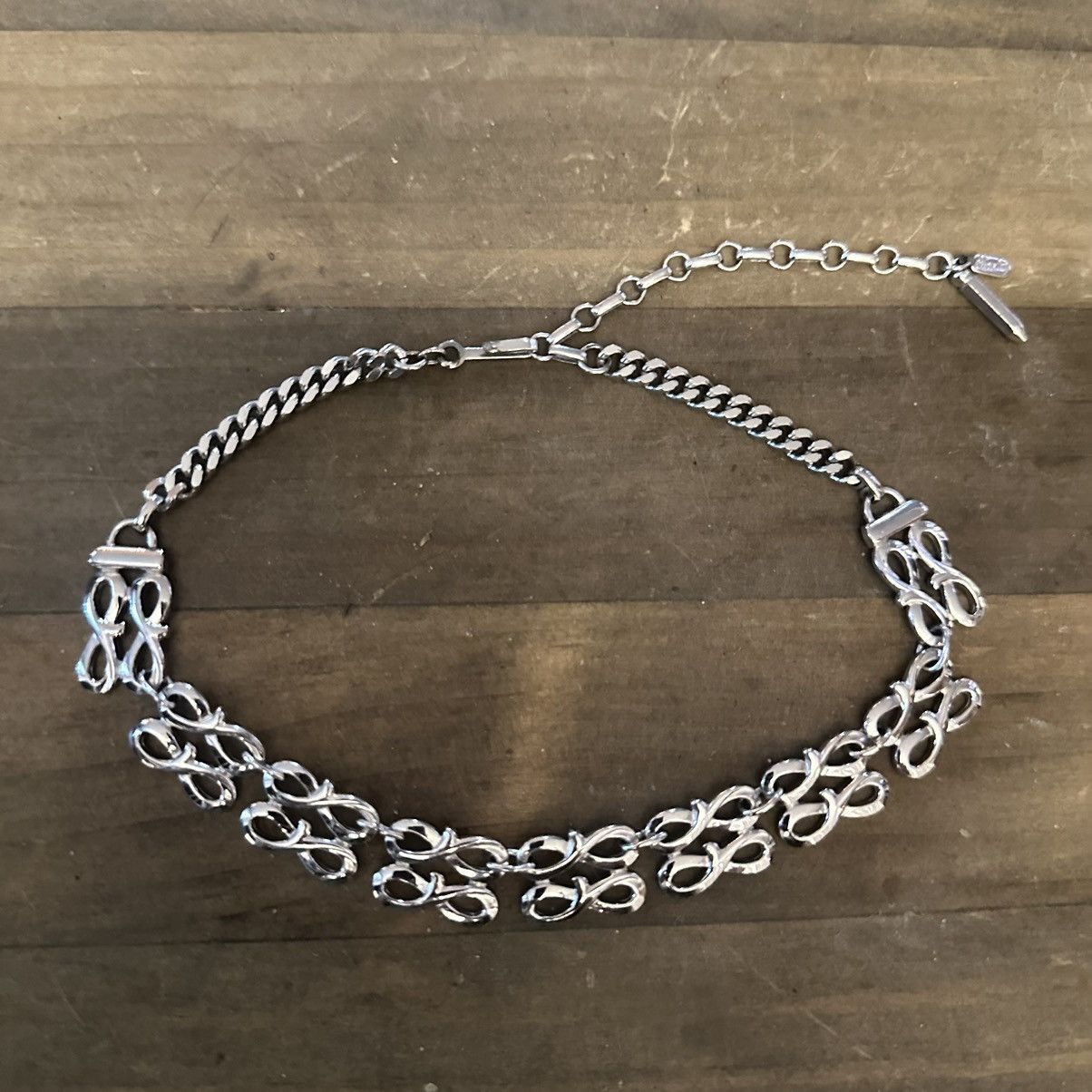 Vintage Vintage Barclay swirly link choker necklace Size ONE SIZE - 2 Thumbnail