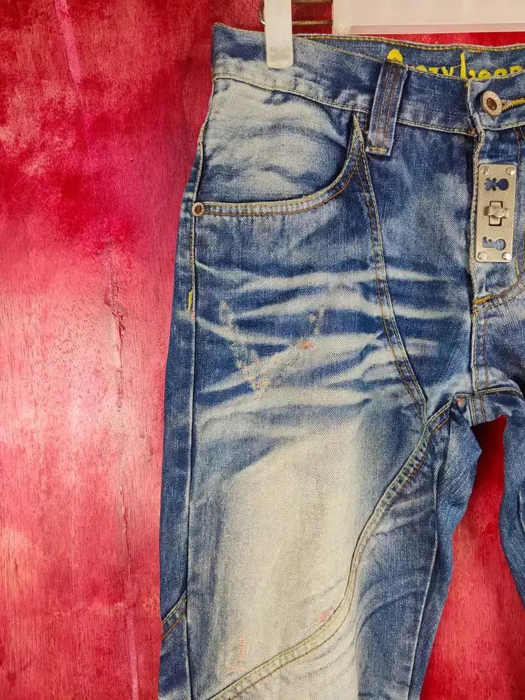 Hypebeast Crazy Leopard Dragon Ripped Distressed Denim Pants #S607DL Size US 30 / EU 46 - 3 Thumbnail