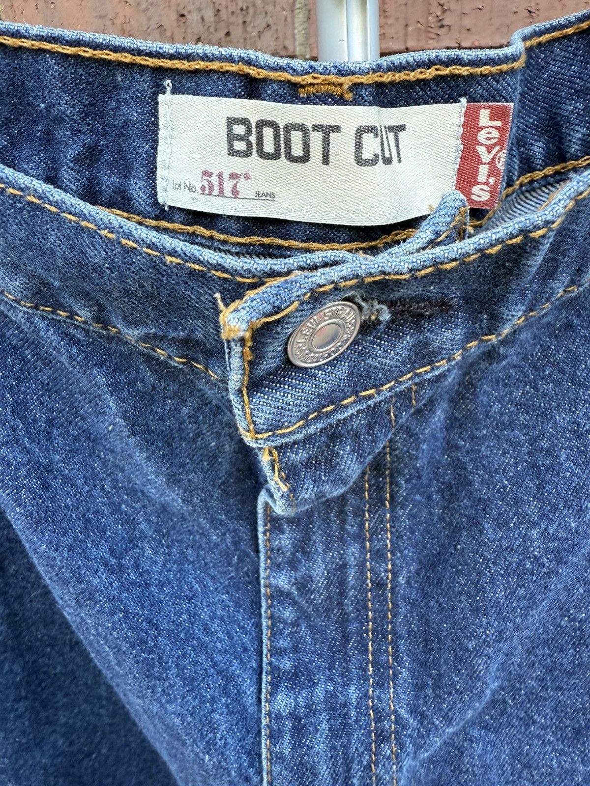 Levi's Made & Crafted Levi's 517 Bootcut Denim Blue Jeans Mens Size 42 X 30 Dark Size US 42 / EU 58 - 4 Thumbnail