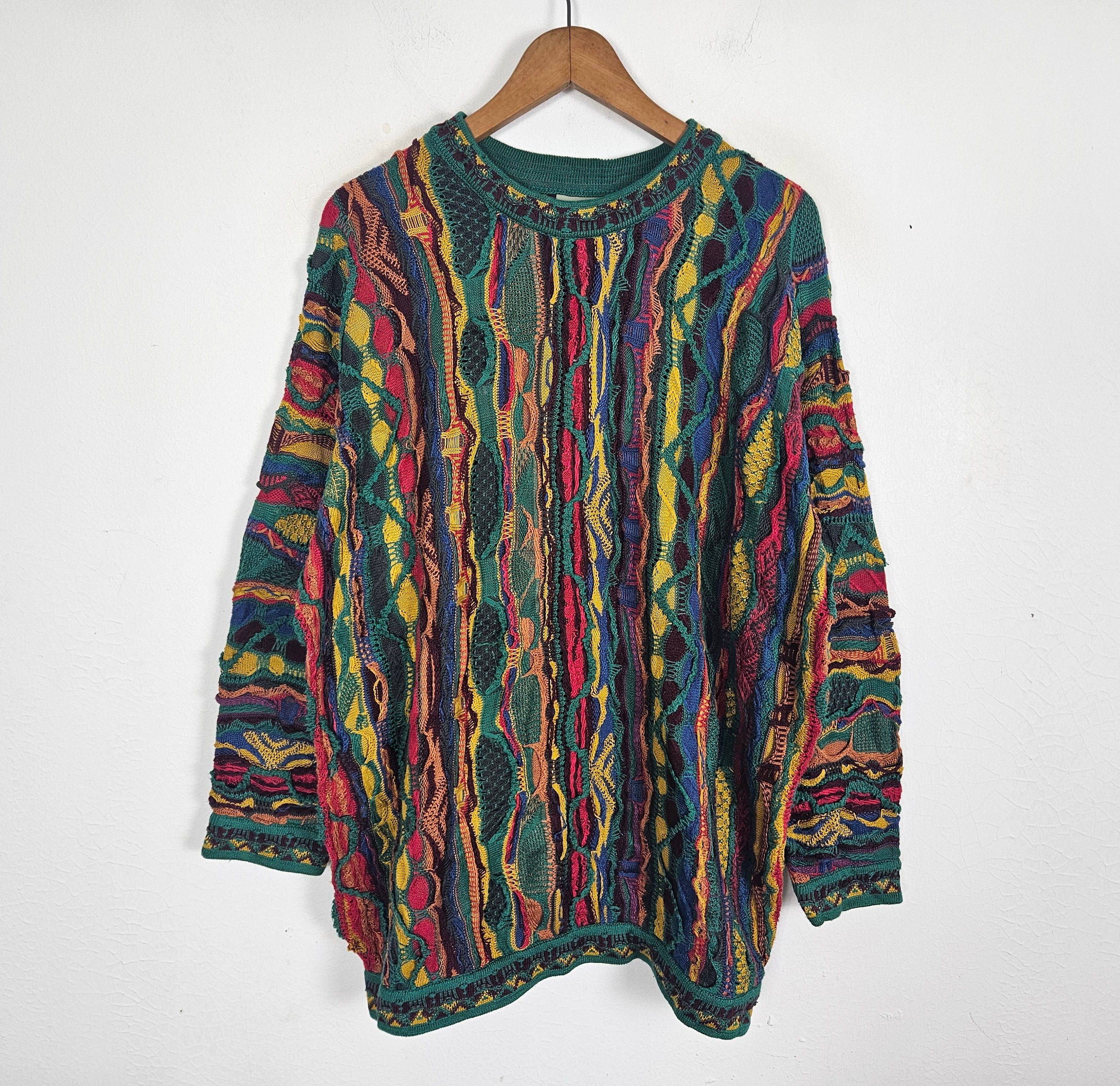 Coogi Vintage Coogi Rainbow Cable Australia Knit biggie Sweater Size US M / EU 48-50 / 2 - 2 Thumbnail