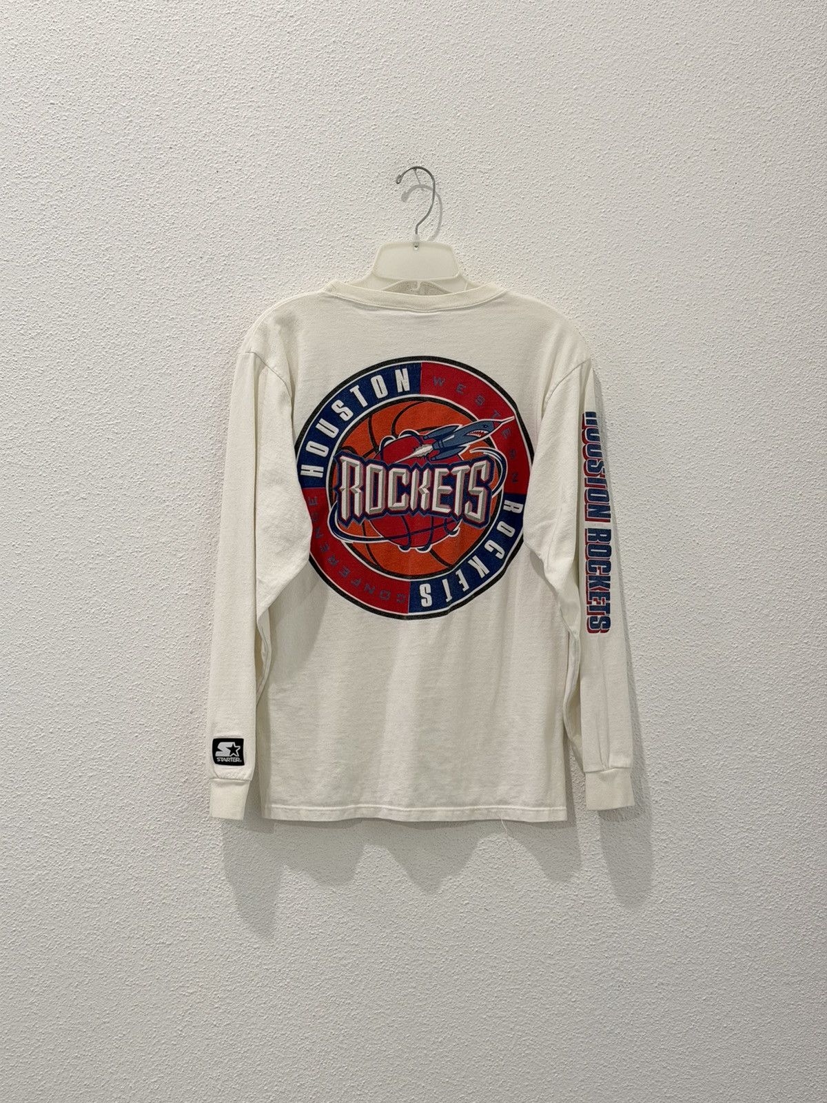 Starter Vintage 90s Houston Rockets Starter L/S Tee Small USA Made Size US S / EU 44-46 / 1 - 1 Thumbnail