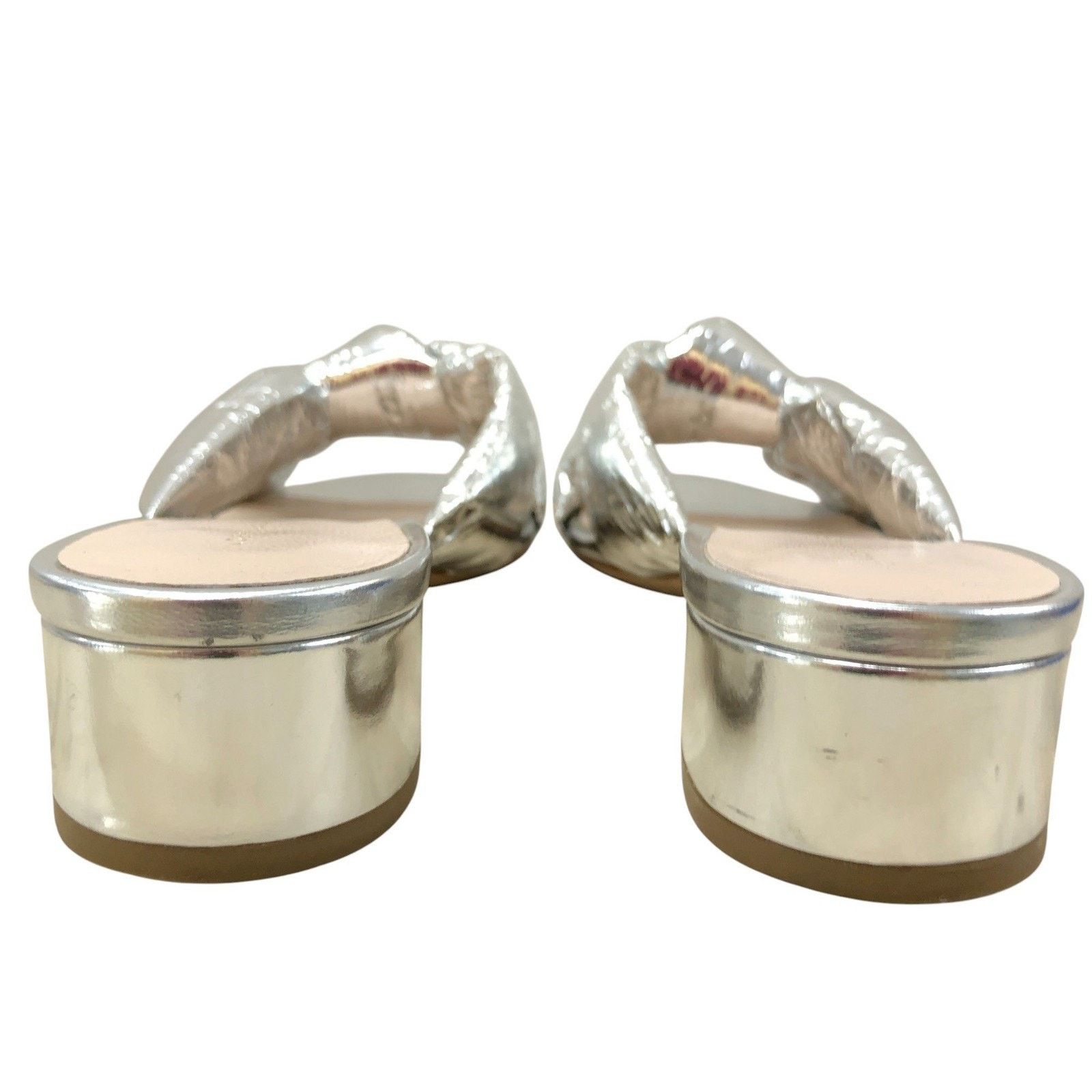 Loeffler Randall Loeffler Randall Sandals 5.5 B Metallic Silver Knot Slide Size US 5.5 / IT 35.5 - 4 Thumbnail