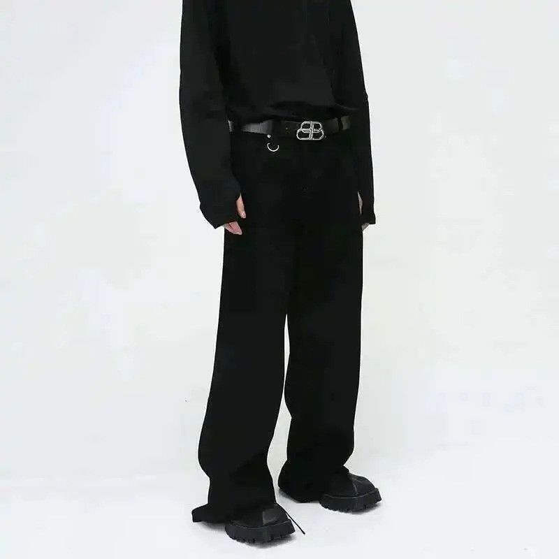 Jean Washed Black Loose Vintage Street Jeans Size US 32 / EU 48 - 2 Thumbnail