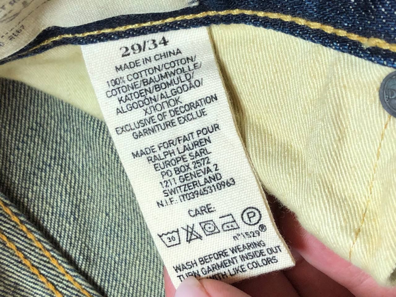Ralph Lauren Ralph Lauren Jeans Size 29" - 2 Thumbnail