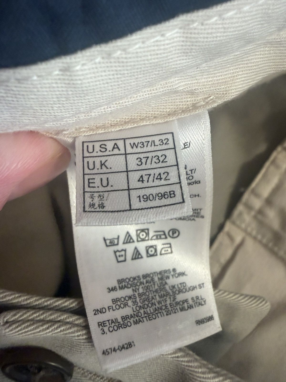 Brooks Brothers Brooks Brothers Advantage Chino Elliot cuffed pants 37/32 Size US 37 - 5 Thumbnail