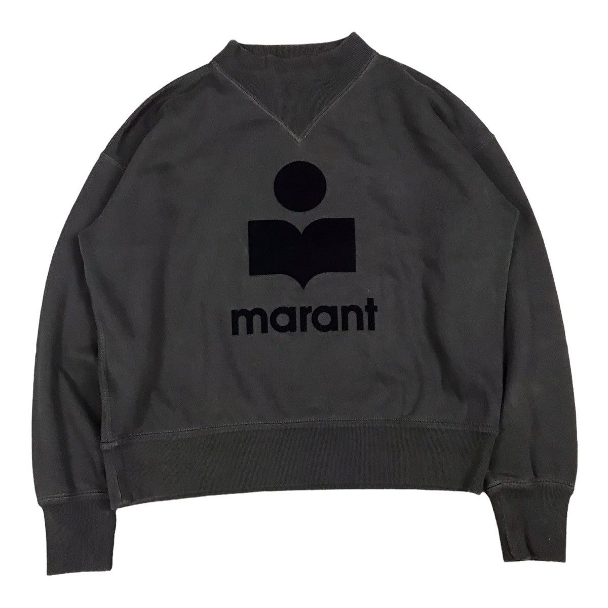 Isabel Marant × Isabel Marant Etoile ISABEL MARANT ETOILE MARANT VELVET LOGO SWEATSHIRT Size US M / EU 48-50 / 2 - 1 Thumbnail