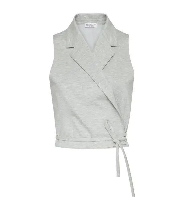 Brunello Cucinelli o1la1rc1a0425 Blouse in Grey Size L / US 10 / IT 46 - 1 Thumbnail