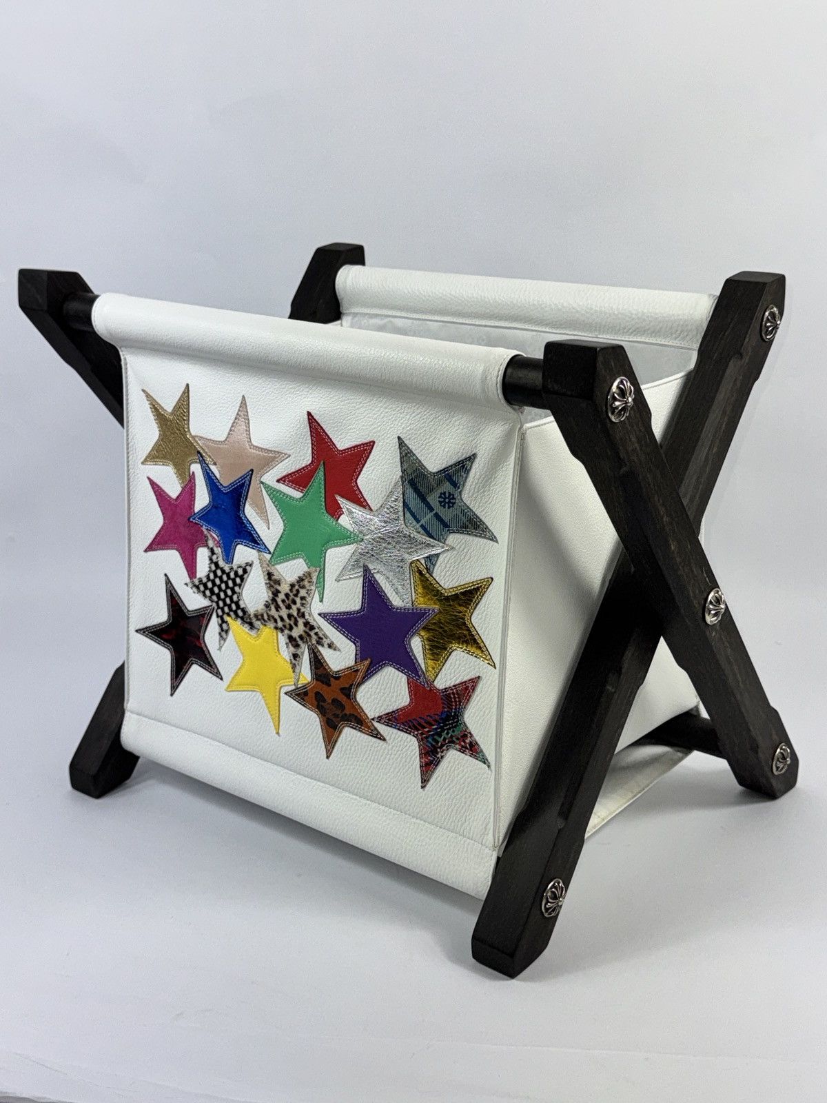STAR PARCH WORK LEATHER MAGAZINE HOLDER CRIB