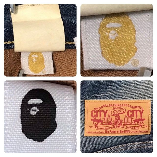 Bape BAPE camo Damaged denim pants a bathing ape ★size M Size US 32 / EU 48 - 8 Thumbnail