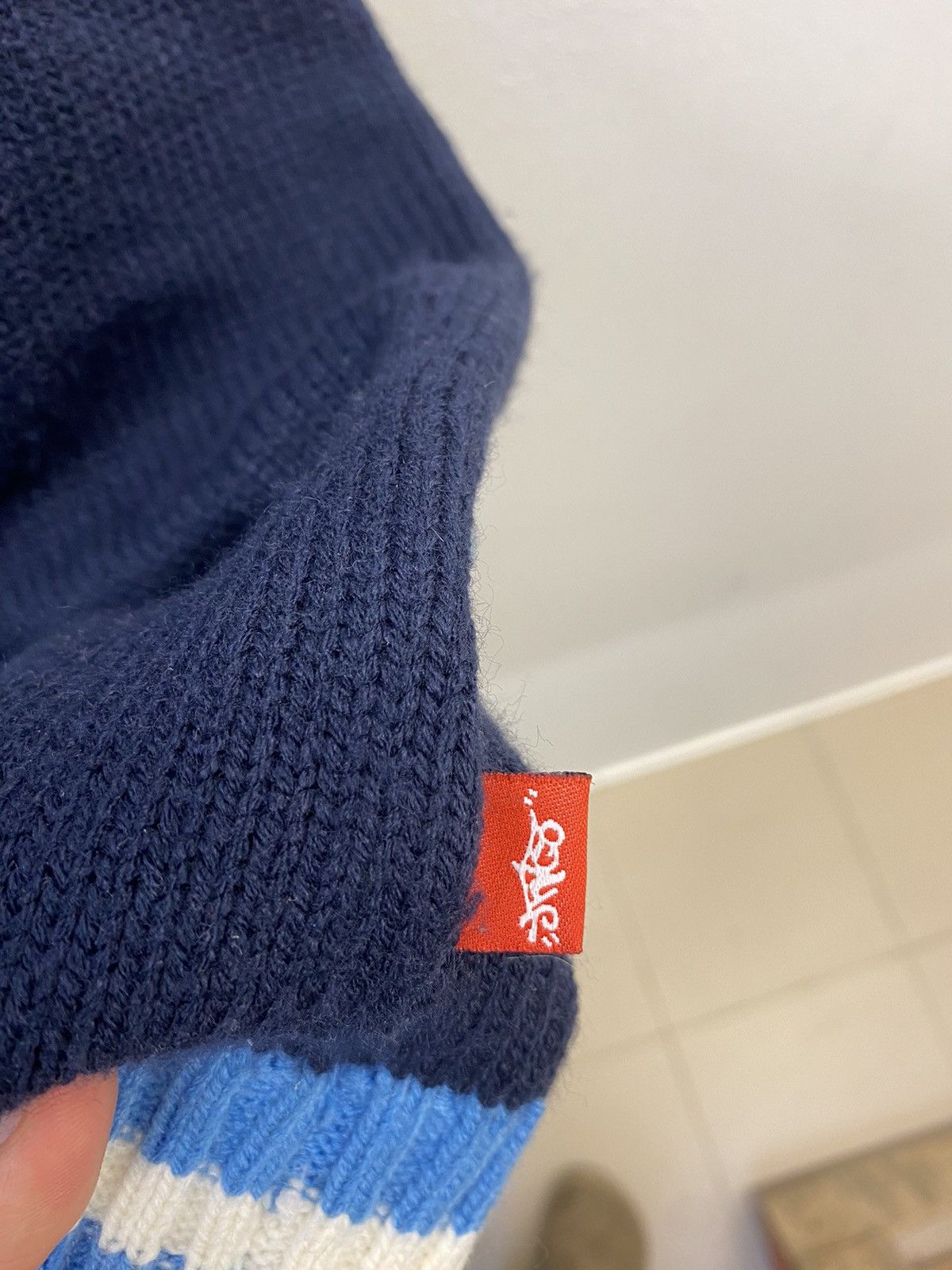 JNCO JNCO Jeans Knit Sweater – Navy / Blue Size US XL / EU 56 / 4 - 2 Thumbnail