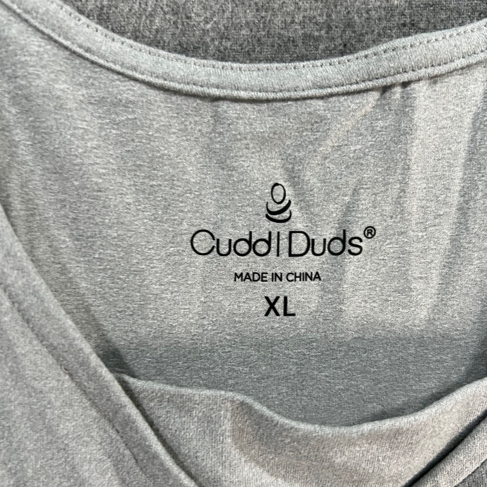 Other Cuddl Duds Flexwear Romper Tank Dress Lt Grey Size XL / US 12-14 / IT 48-50 - 3 Thumbnail