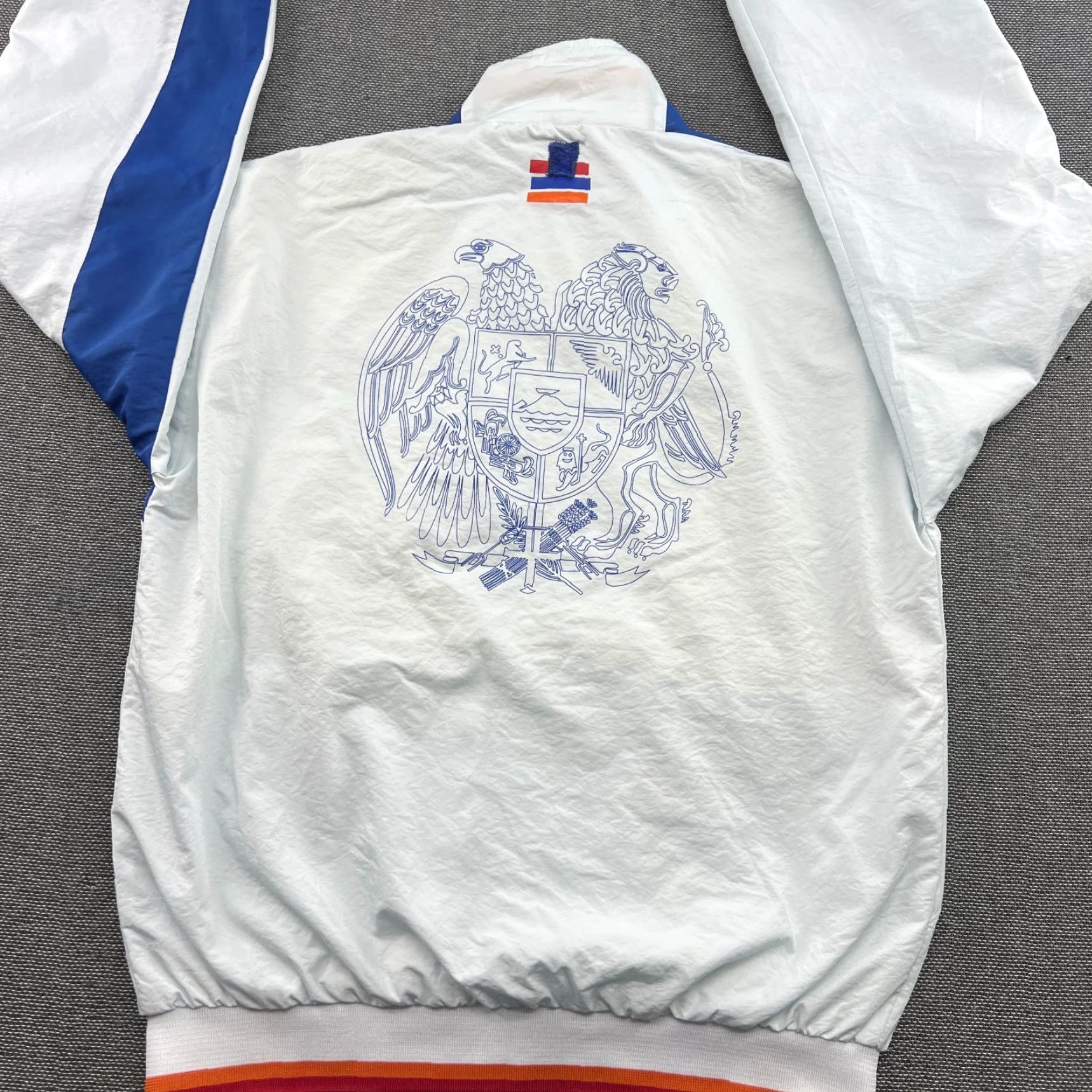 Nike Nike Armenia Olympic Team Jacket Large Bosco Forward Full Zip White Nike Jacket Size US L / EU 52-54 / 3 - 3 Thumbnail