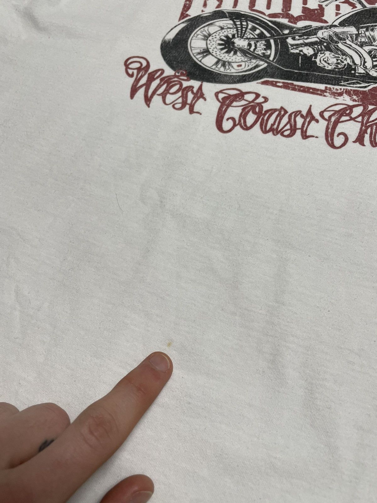 West Coast Choppers Vintage West Coast Choppers Fuck Everybody T-Shirt Size US XL / EU 56 / 4 - 13 Thumbnail