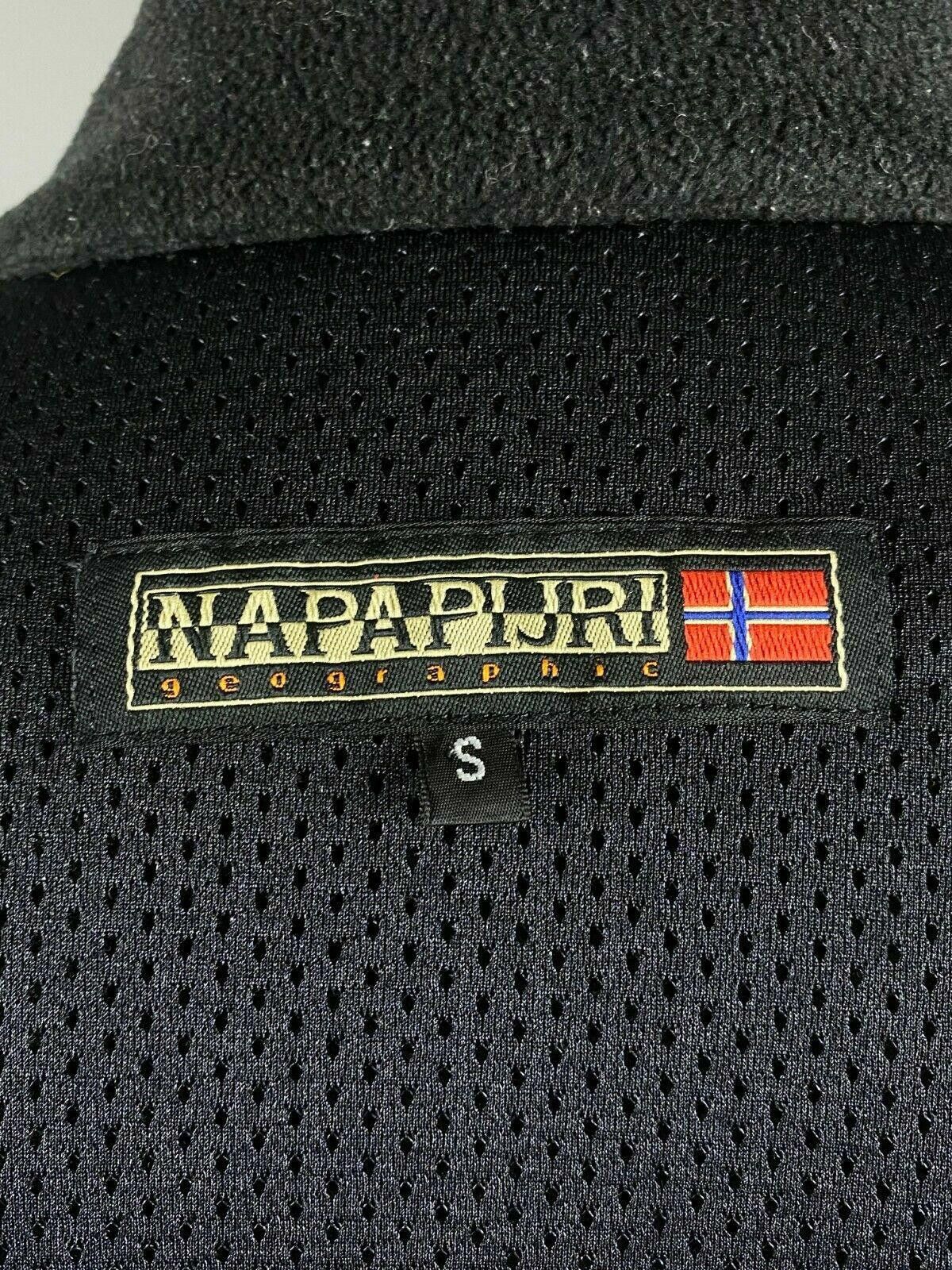 Napapijri Men Napapijri Geographic Black Zip Zip Up Vest Jacket Size S Size US S / EU 44-46 / 1 - 12 Thumbnail