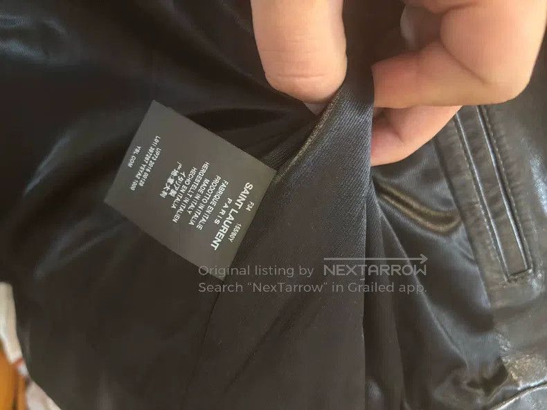 Saint Laurent Paris Saint Laurent Paris size 34 Women's Motorcycle Leather Jac Size XS / US 0-2 / IT 36-38 - 4 Thumbnail
