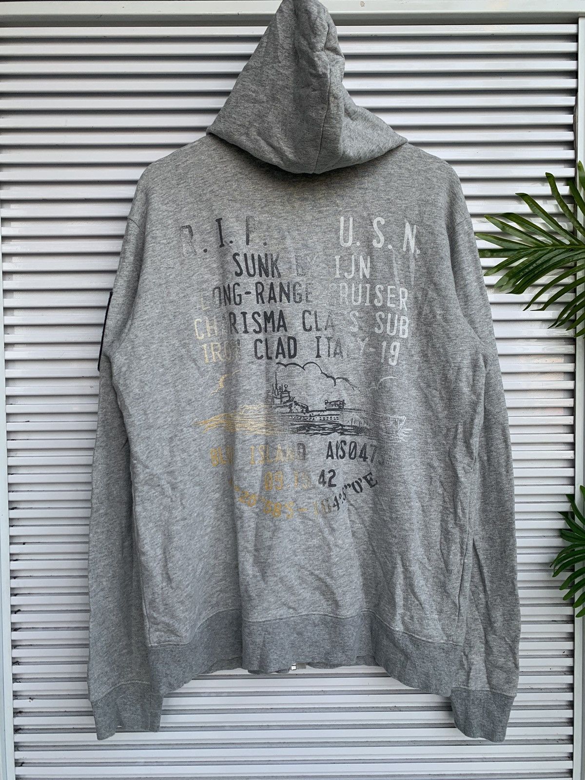Avirex Avirex US Navy Patches Zipper Hoodies Size US XL / EU 56 / 4 - 2 Thumbnail
