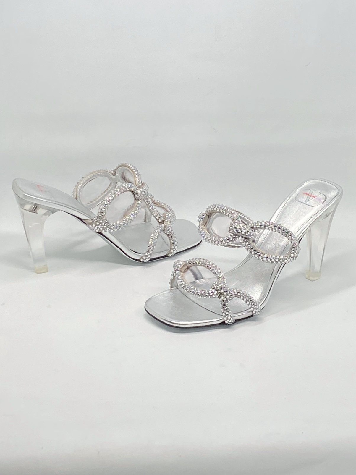 Valentino Valentino Garavani Chain embellished heel sandals size 36.5 Size US 6.5 / IT 36.5 - 11 Thumbnail