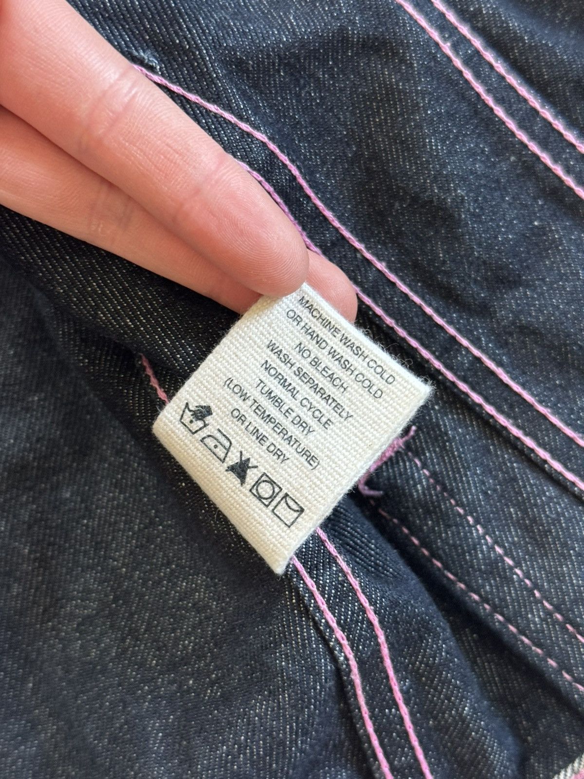 Evisu Evisu L japanese 🇯🇵 brand denim jacket button up vintage 90s Size L / US 10 / IT 46 - 15 Thumbnail