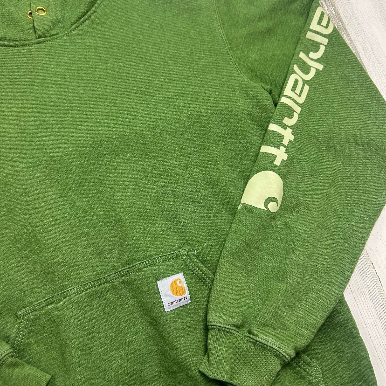 Carhartt Carhartt Loose Fit Midweight Logo Sleeve Graphic Hoodie Size US S / EU 44-46 / 1 - 2 Thumbnail