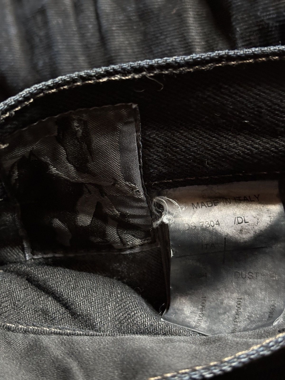 Rick Owens Drkshdw SS09 Rick Owens “Strutter” Dusty Black Detroit Cut Denim Size US 26 / EU 42 - 7 Thumbnail