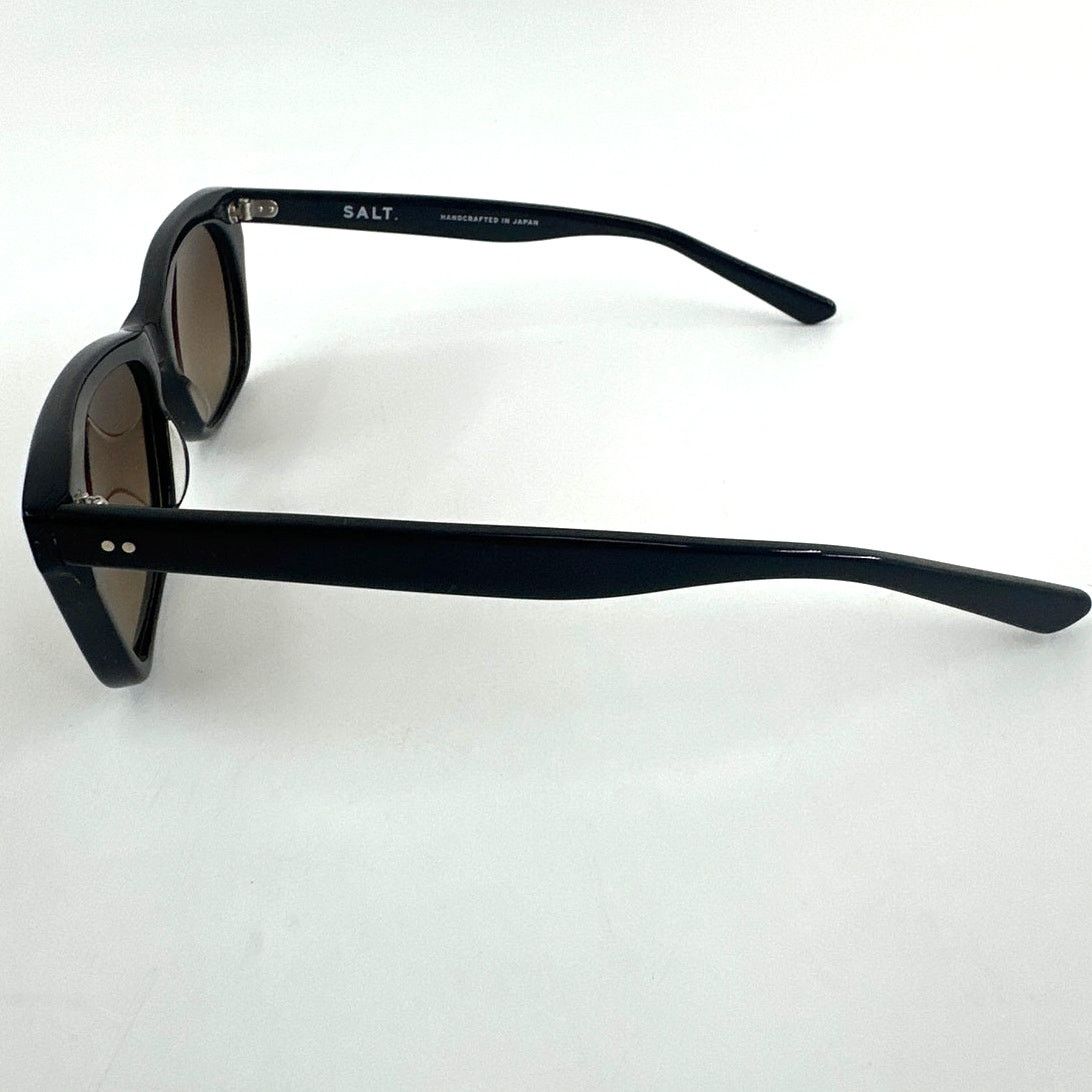 SALT. Optics SALT. Unisex Black/Brown Gradient Sela Sunglasses Size ONE SIZE - 5 Thumbnail