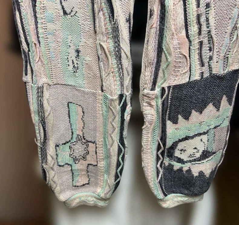 Kapital Kapital KAPITAL 7G Knit Virgin Maria Gaudy Sweatpants-2507 Size US 34 / EU 50 - 6 Thumbnail