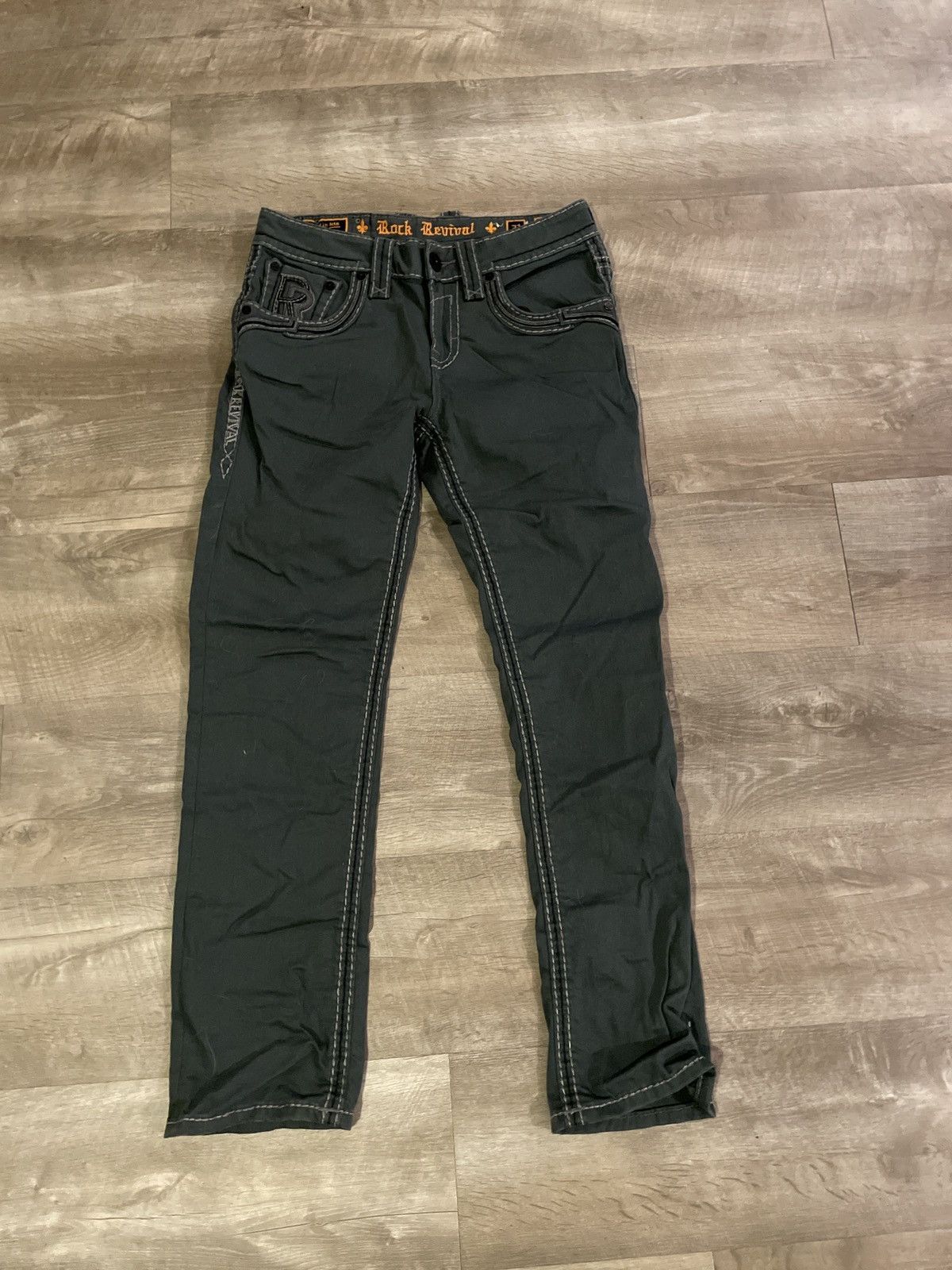 Rock Revival green rocks Size US 31 - 1 Thumbnail
