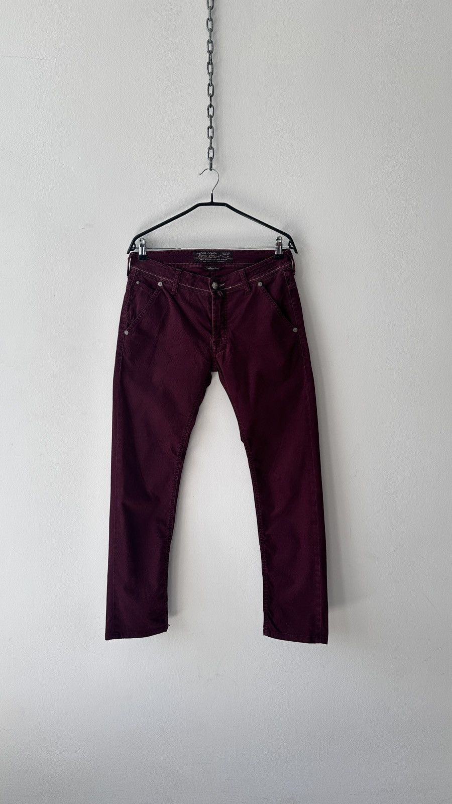Jacob Cohen Jacob Cohen 613 Comfort Trousers Chinos Micro Pattern Sz 32 Size US 32 / EU 48 - 1 Thumbnail