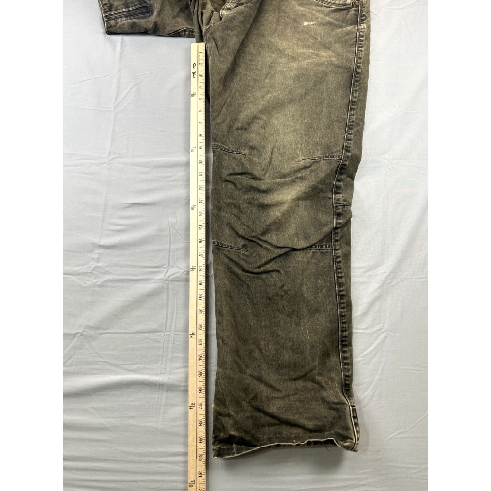 Vintage KÜHL Rydr Pants 38X30 Men Green Canvas Outdoor Hiking Cargo 5-Pocket Size US 38 / EU 54 - 6 Thumbnail