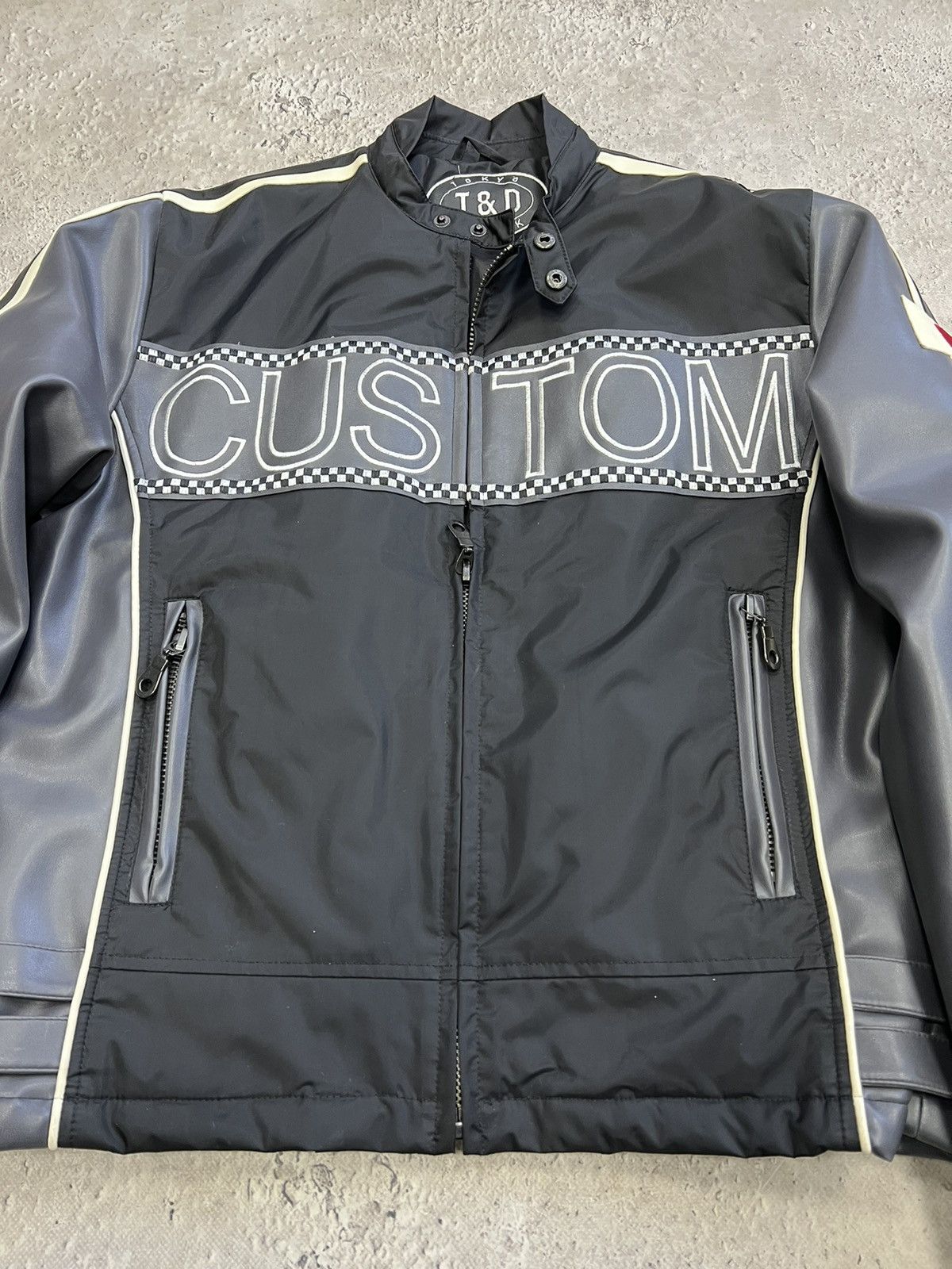Vintage Vintage JAPANESE 90's F1 Leather Racing Jacket Size US S / EU 44-46 / 1 - 7 Thumbnail