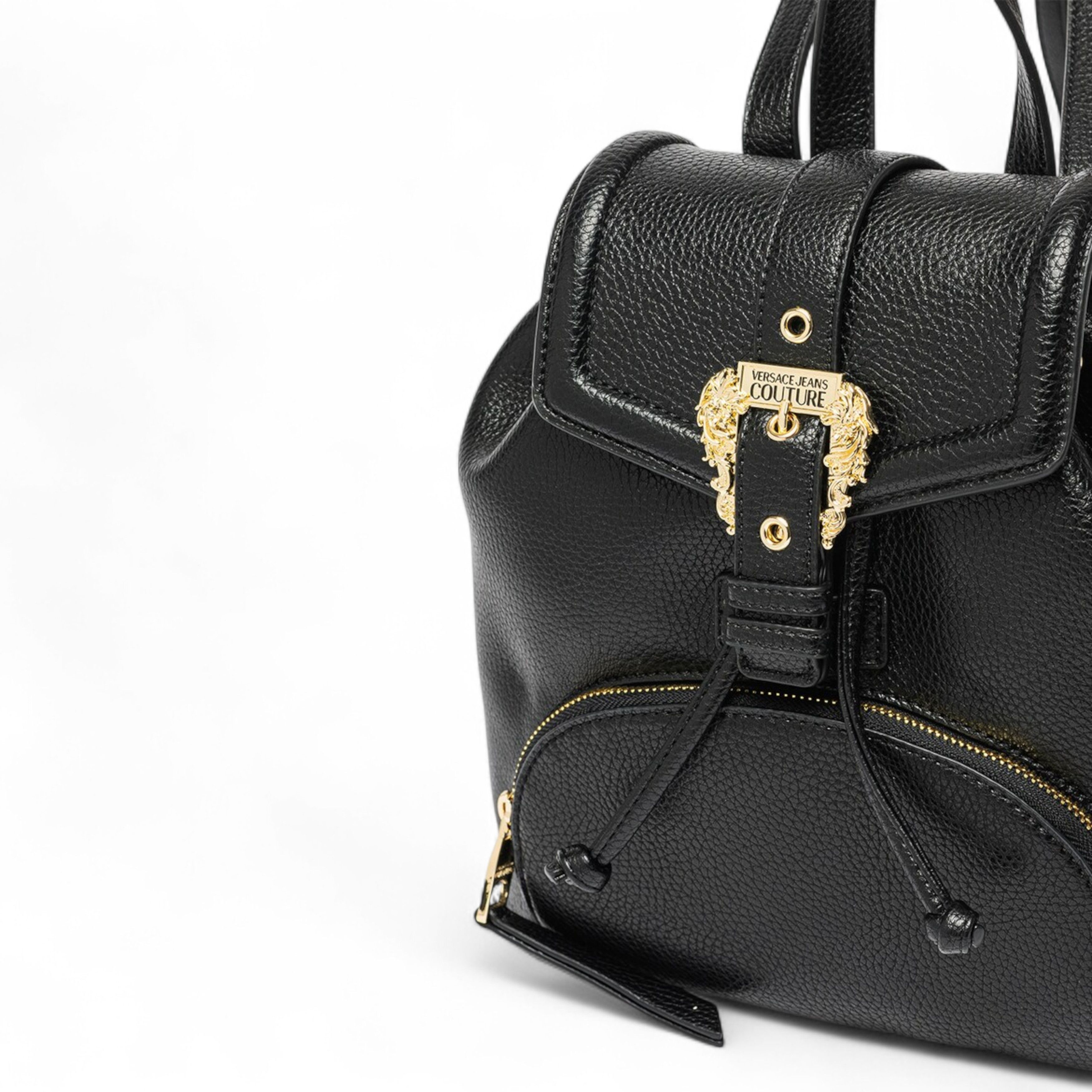 Versace Jeans Couture VERSACE JEANS COUTURE Black Backpack Size ONE SIZE - 5 Thumbnail