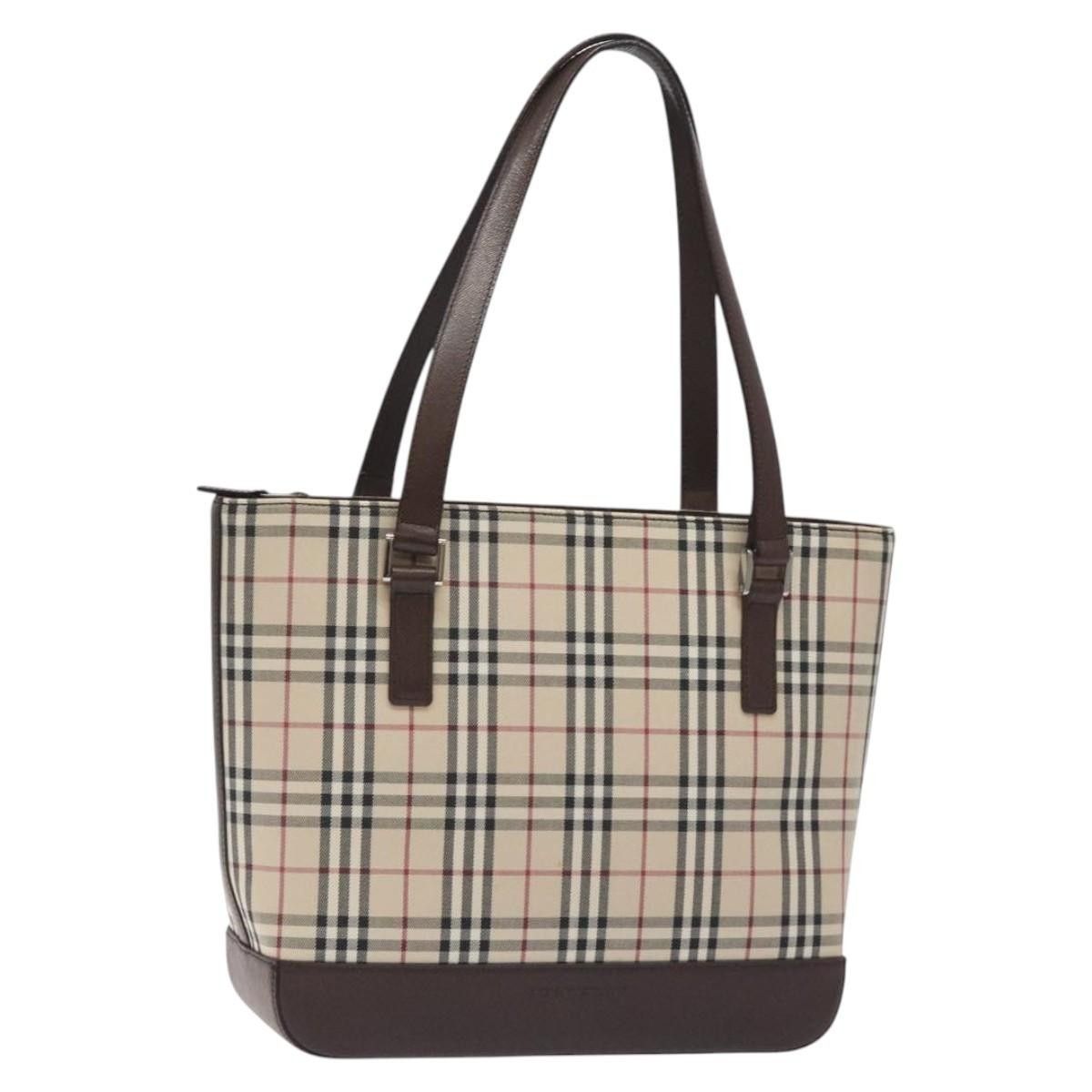 Burberry Burberry Nova Check Tote canvas check pattern Size ONE SIZE - 1 Thumbnail