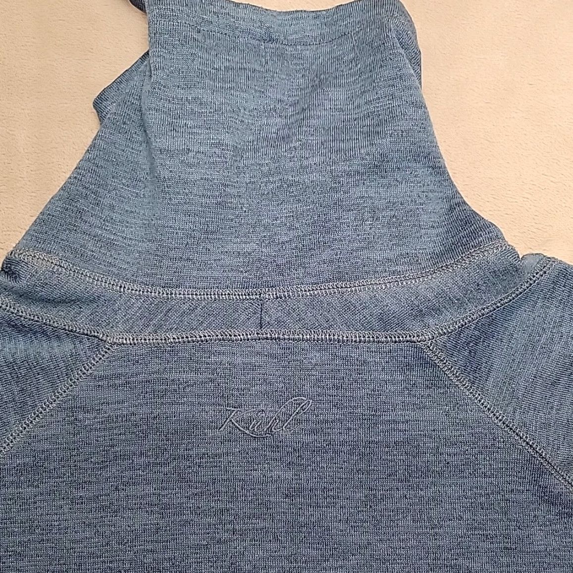 Vintage VINTAGE Kuhl Lea Pullover Sweater Women XL Blue Cowl Neck Outdoor Athleisure Hiking 4186 Size XL / US 12-14 / IT 48-50 - 7 Thumbnail
