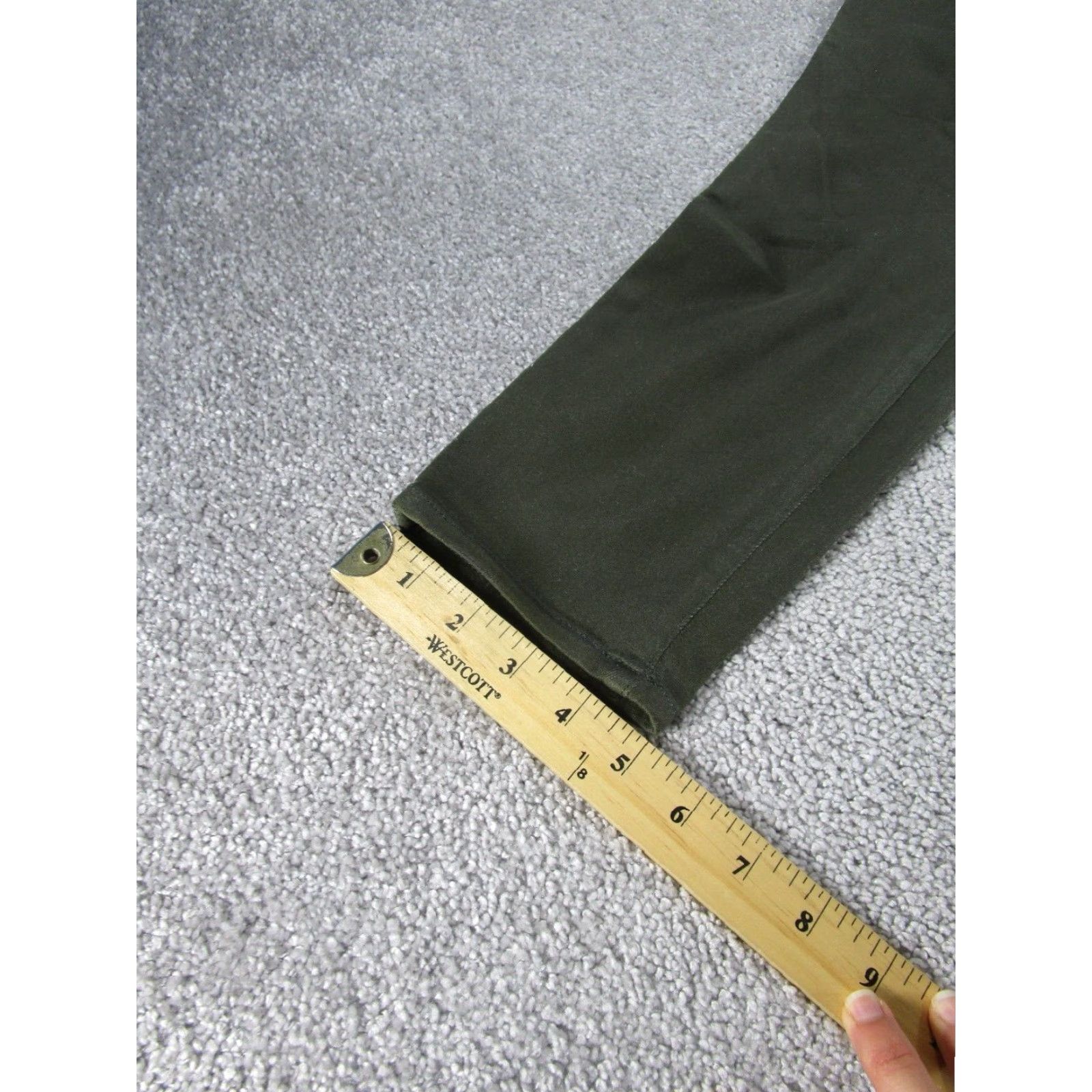 Paige Paige Jeans Womens 30 Petite Hoxton Ankle Green Coated Denim Skinny Size 30" / US 8 / IT 44 - 5 Thumbnail