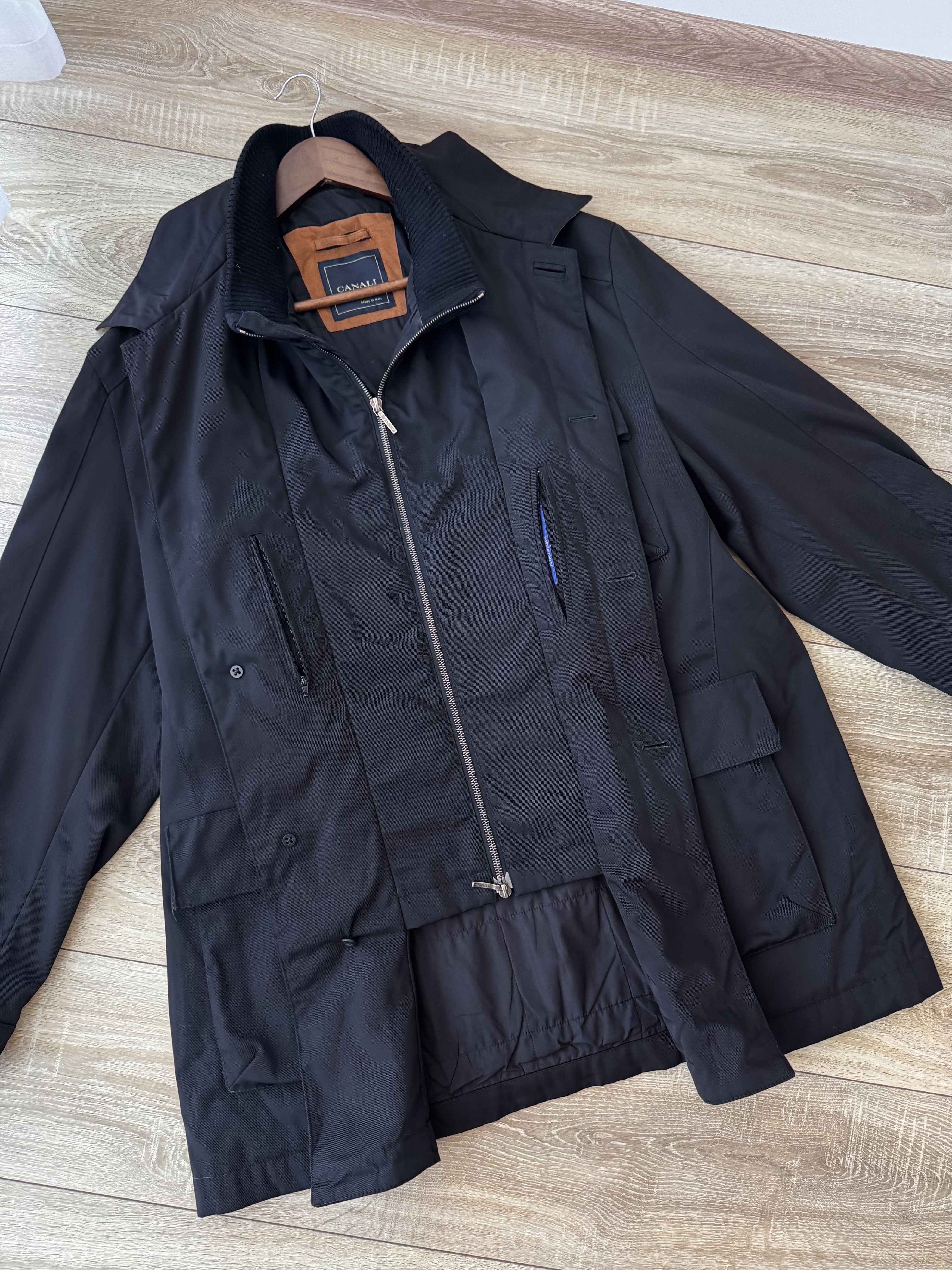 Canali Vintage Canali Rain System Sport Fabric Luxury Jacket Size US L / EU 52-54 / 3 - 7 Thumbnail