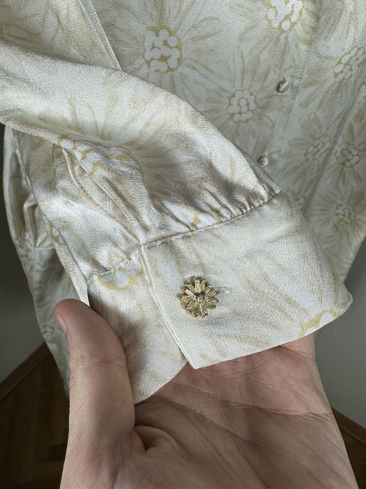 Other Fabienne Chapot Blouse Flowered Gold Size M / US 6-8 / IT 42-44 - 8 Thumbnail