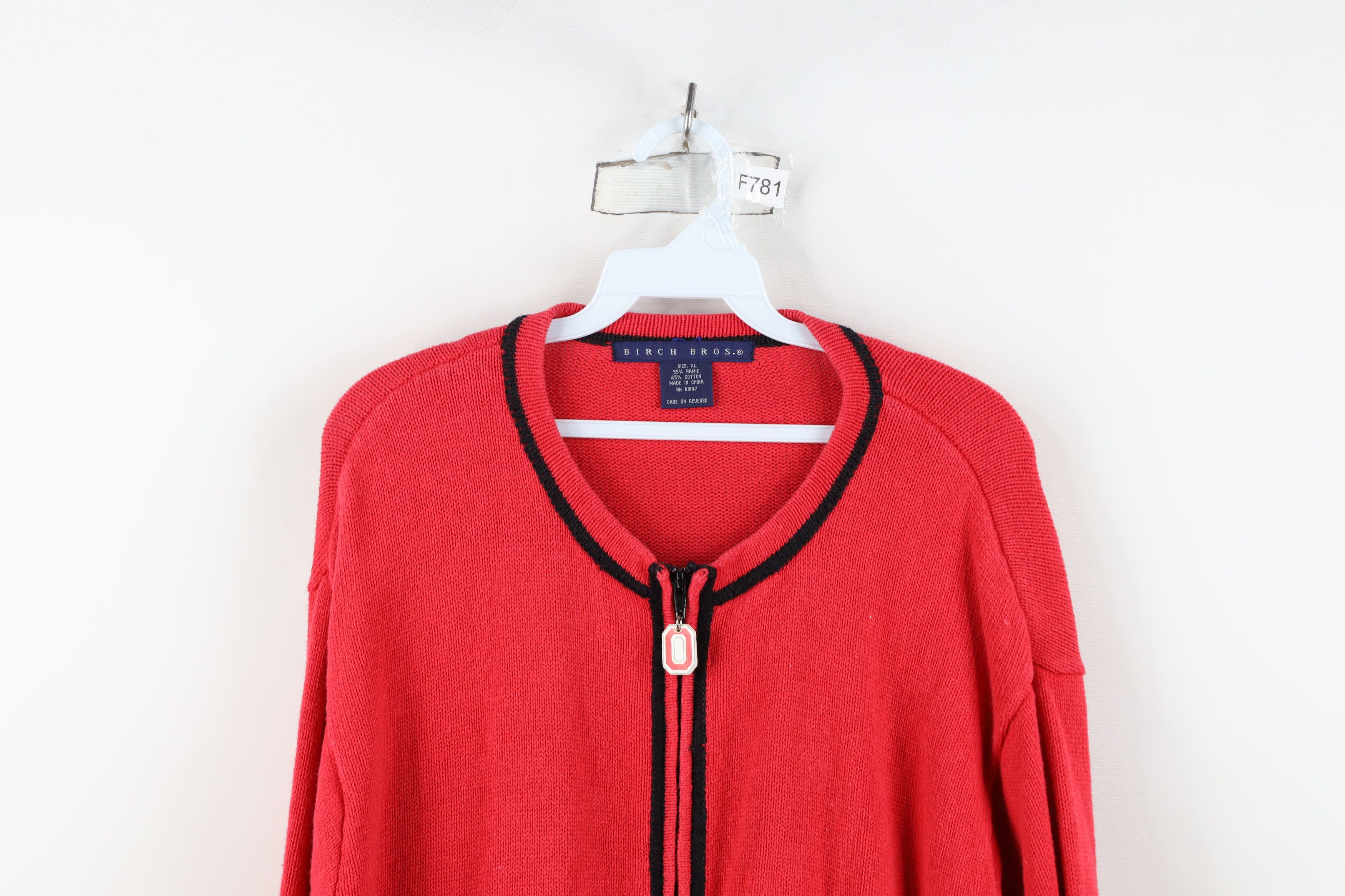 Vintage Vintage 90s Ohio State University Football Knit Sweater Size XL / US 12-14 / IT 48-50 - 2 Thumbnail