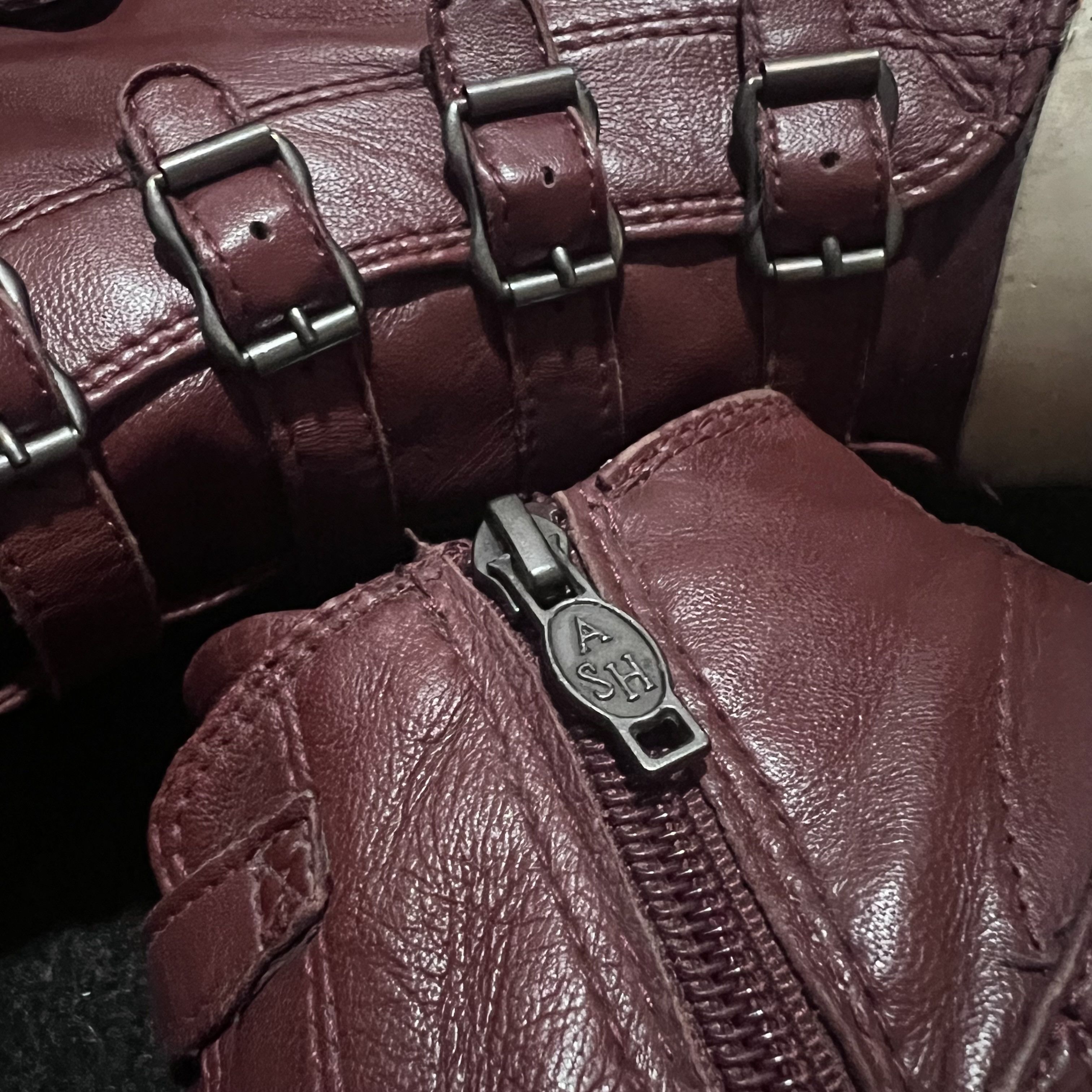 ASH ASH Limited Genial Buckled Leather Wedge Marant Bekett Size US 8 / IT 38 - 4 Thumbnail