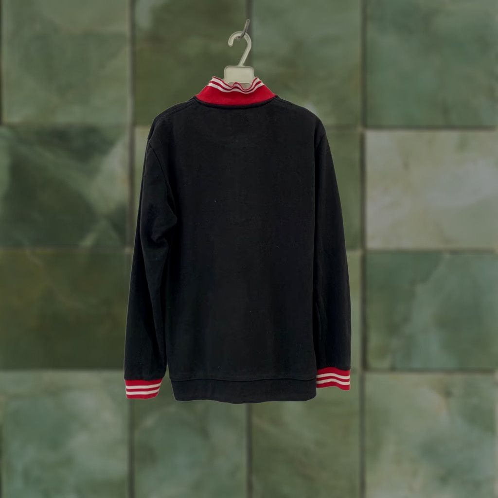 Ralph Lauren VINTAGE Polo Sport Ralph Lauren Wimbledon Quarter-Zip Pullover Men XL Red Black Shirt Size US XL / EU 56 / 4 - 1 Thumbnail