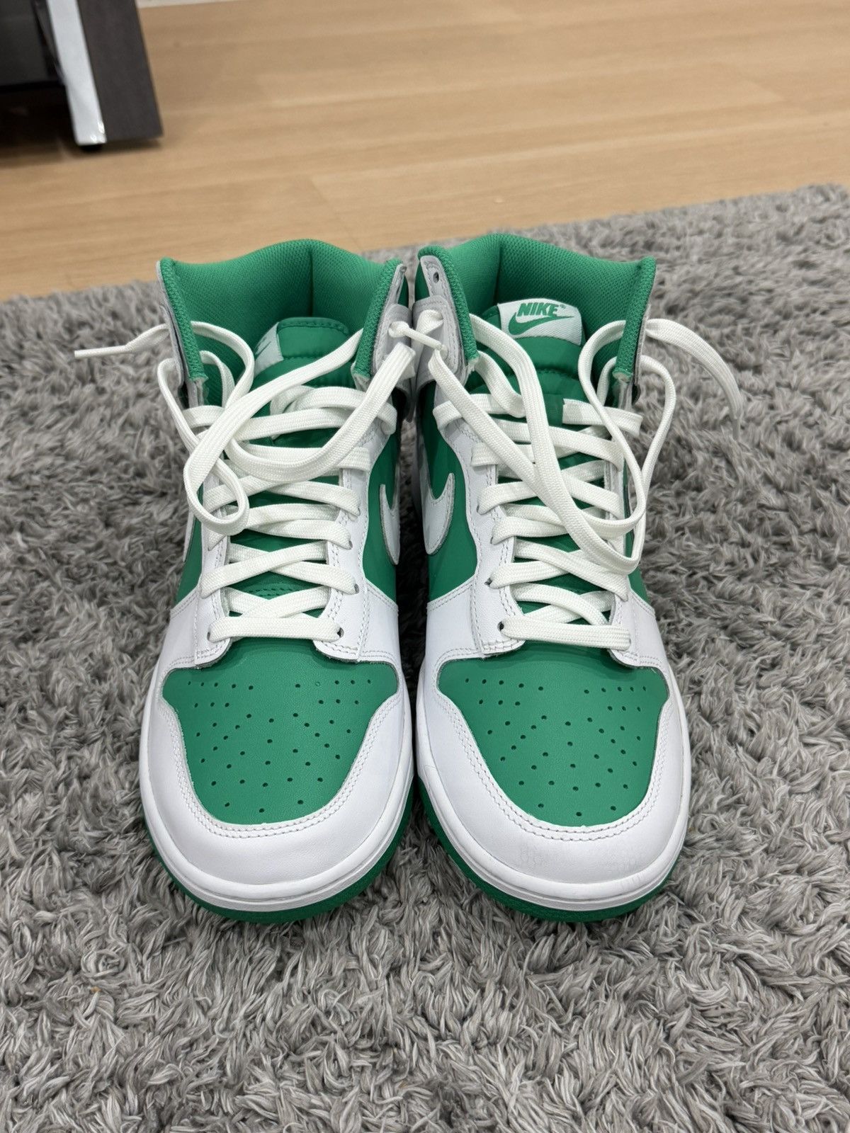 Nike Nike Dunk High Retro BTTYS Stadium Green White 10.5 Size US 10.5 / EU 43-44 - 3 Thumbnail