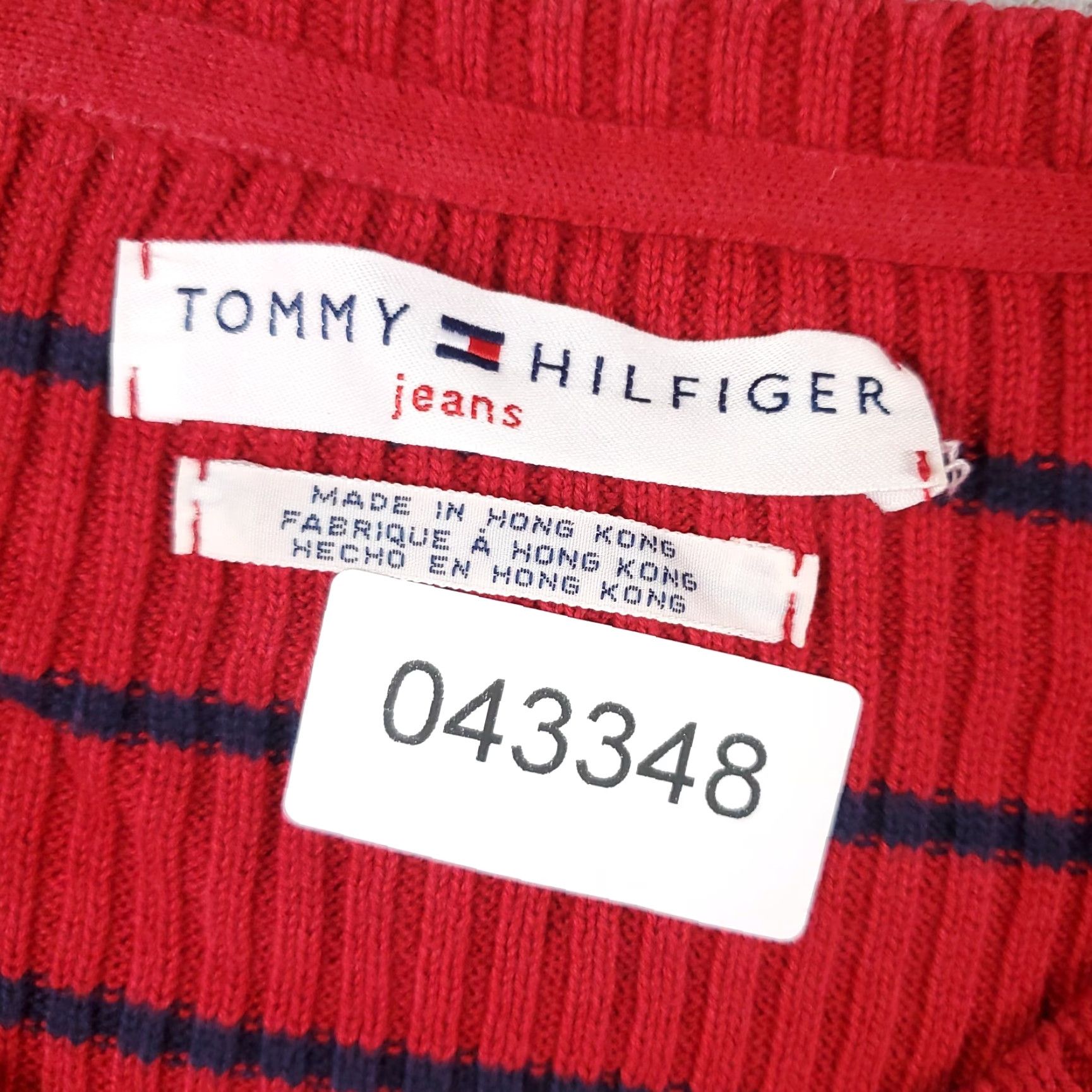 Tommy Hilfiger Tommy Hilfiger Sweater Womens Medium Red Striped Pullover Sweatshirt Size M / US 6-8 / IT 42-44 - 8 Thumbnail