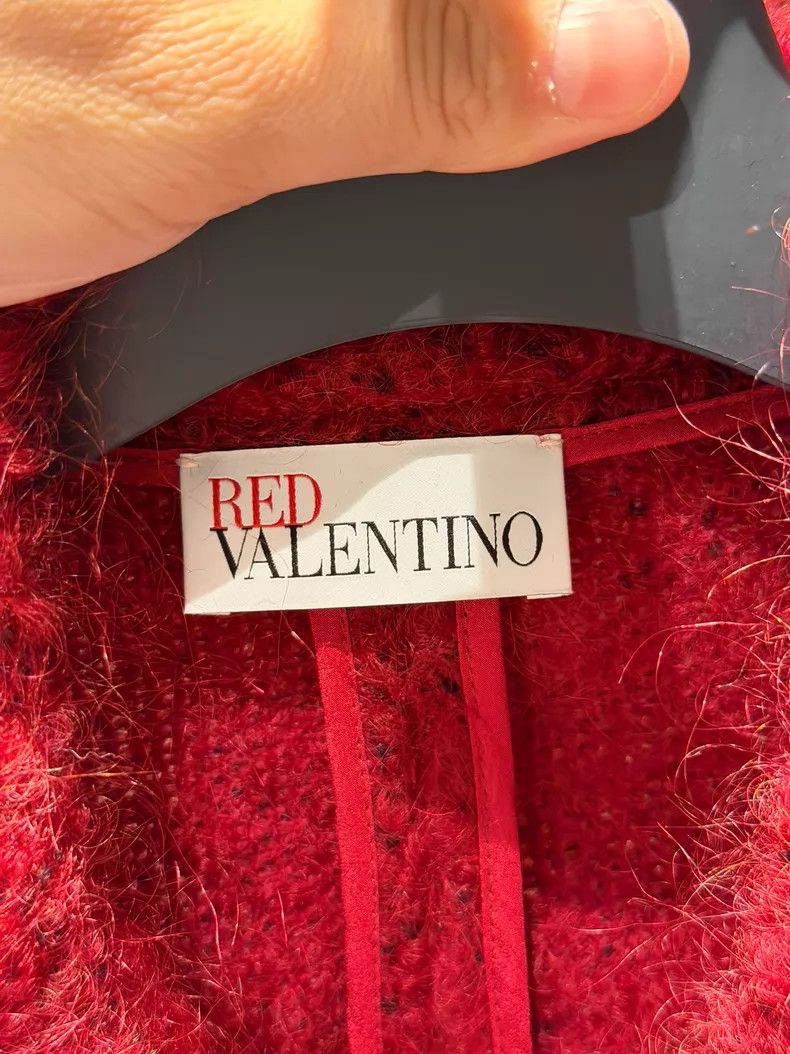 Valentino Valentino Red cropped coat Size S / US 4 / IT 40 - 2 Thumbnail