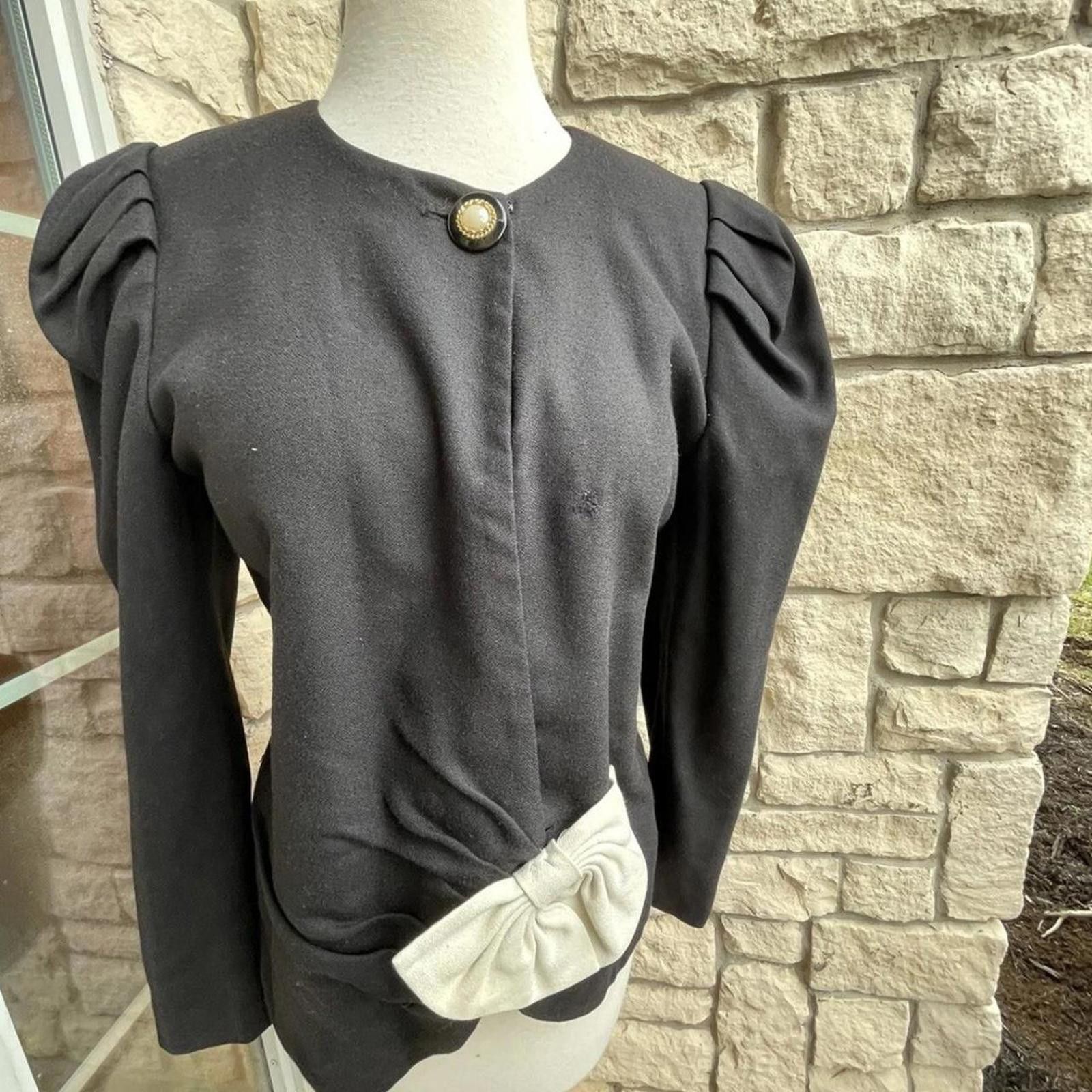Other Leslie Luck Women's vintage black 80s Medium Size M / US 6-8 / IT 42-44 - 1 Thumbnail