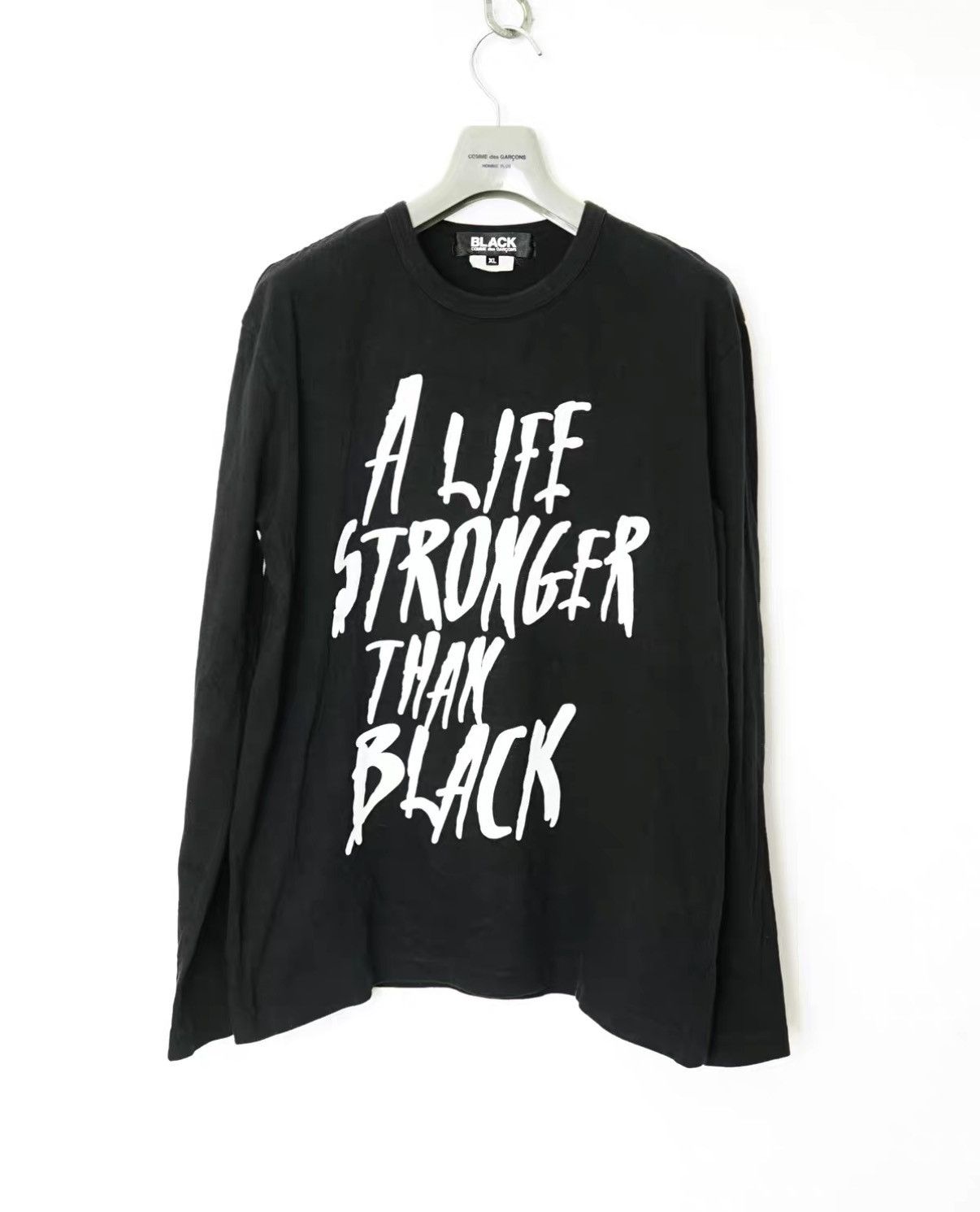 Comme des Garcons Comme des Garçons Archive Slogan Long Sleeve T-shirt Size US L / EU 52-54 / 3 - 1 Thumbnail