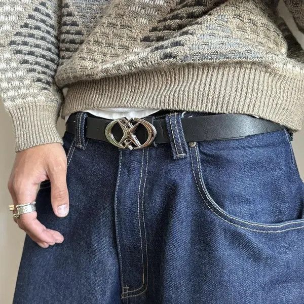 Handmade y2k 2000s star futuristic star emblem grunge emo belt Size ONE SIZE - 5 Thumbnail