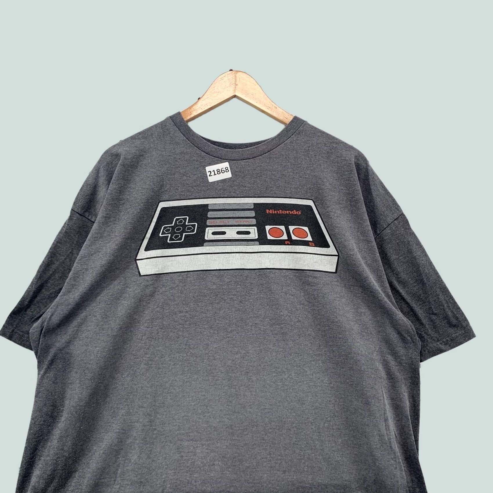 Nintendo Nintendo Controller Shirt Unisex Adults 2XL Gray Video Game TEE Size US XXL / EU 58 / 5 - 1 Thumbnail
