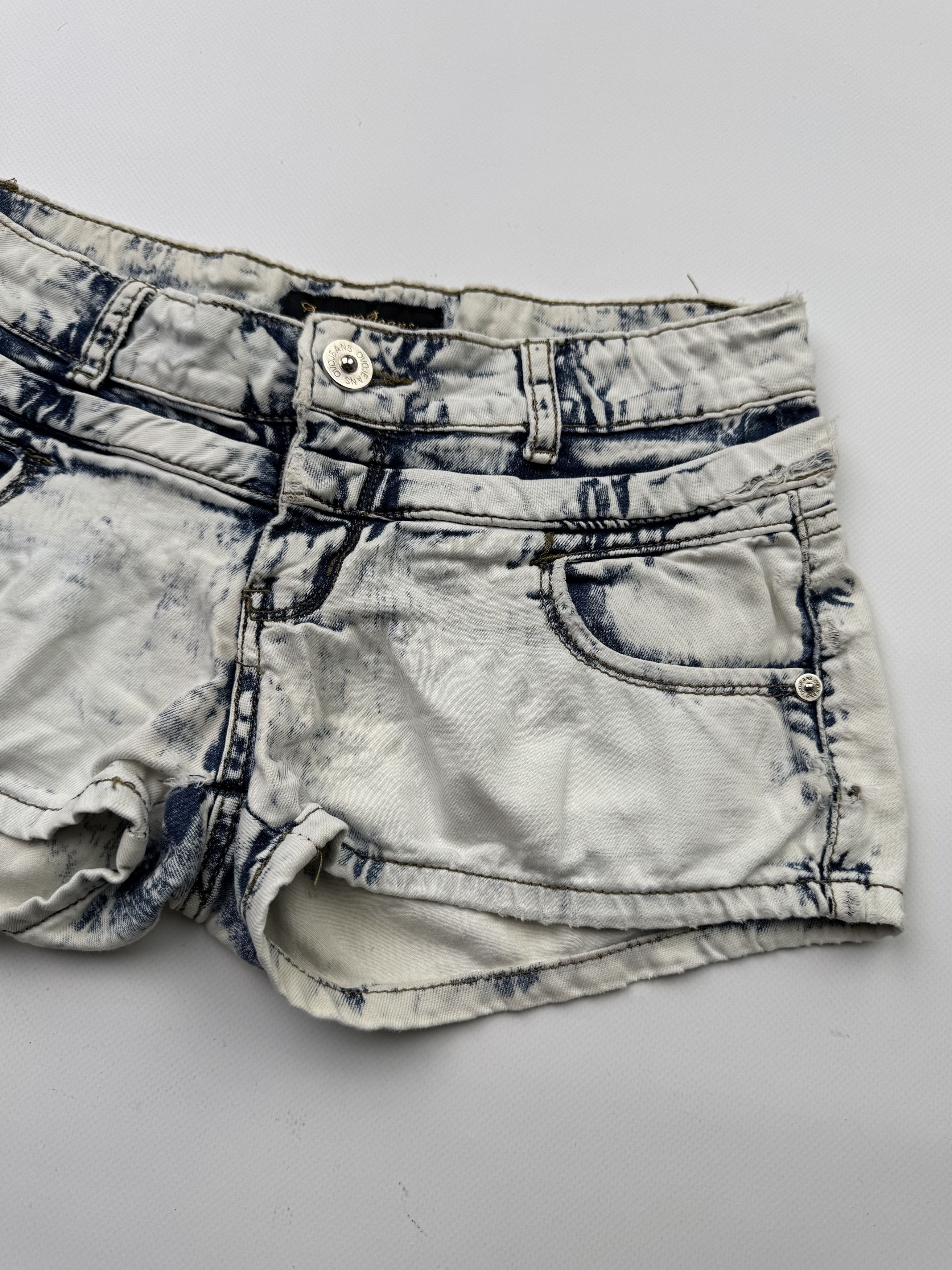 Vintage Vintage Distressed Mini Shorts B522(V339)E2 Size 27" / US 4 / IT 40 - 3 Thumbnail